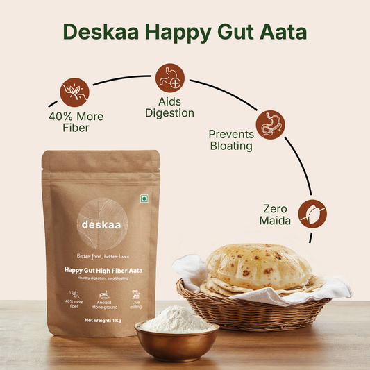 Happy Gut High Fiber Aata