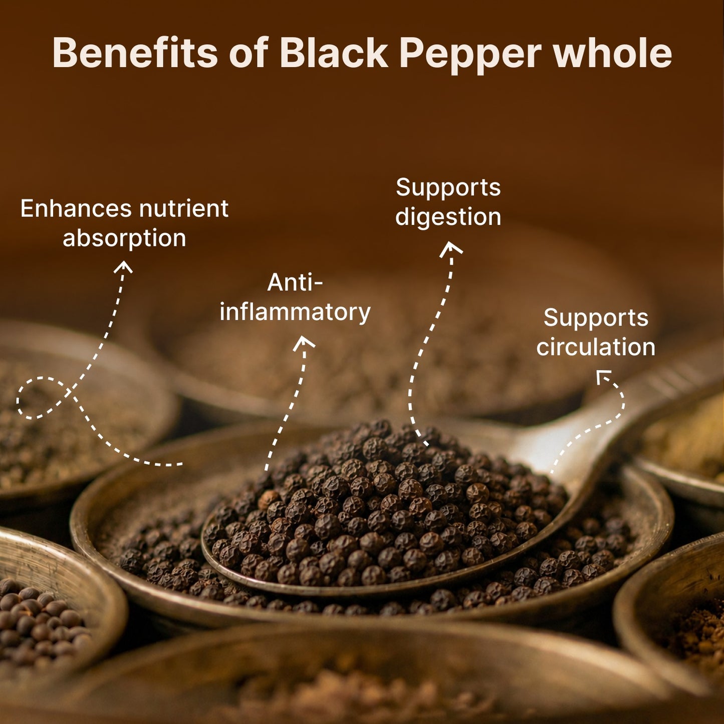 Kali Mirch Sabut (Black pepper Whole)