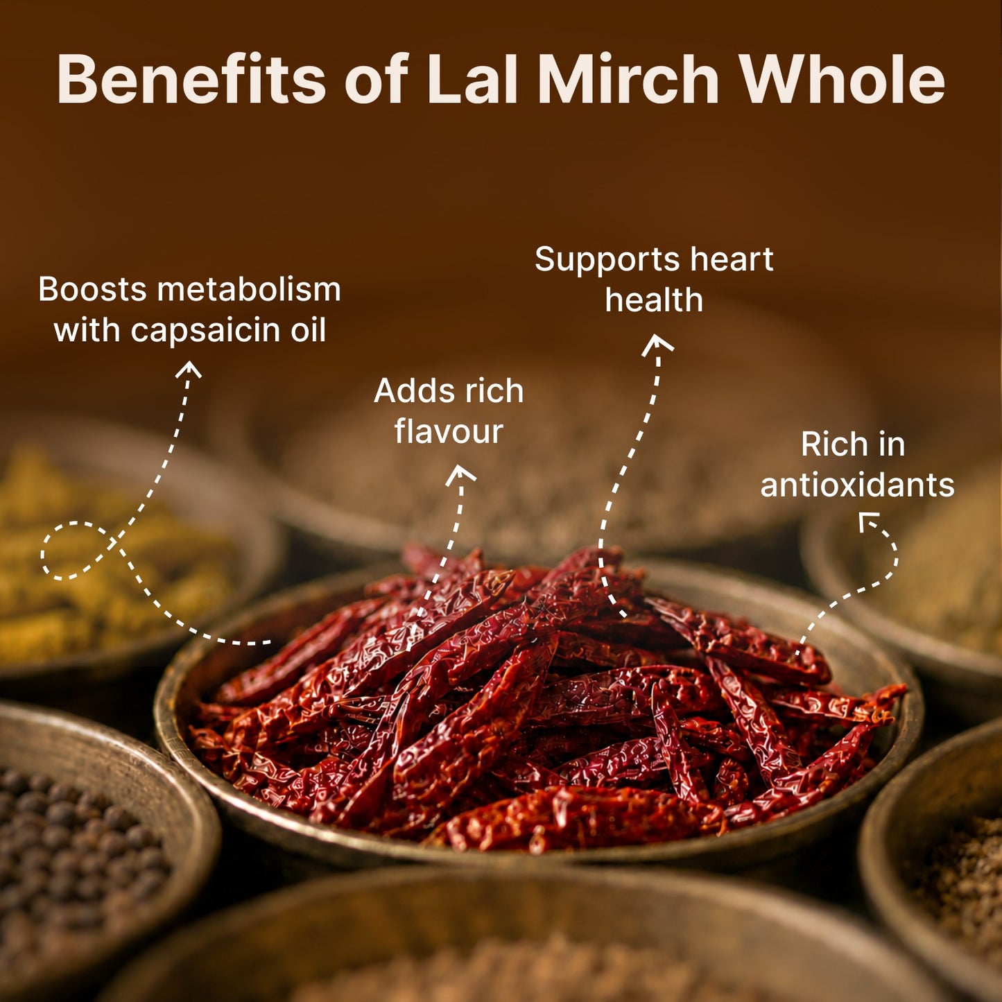 Lal Mirch Sabut (Red Chilli Whole)