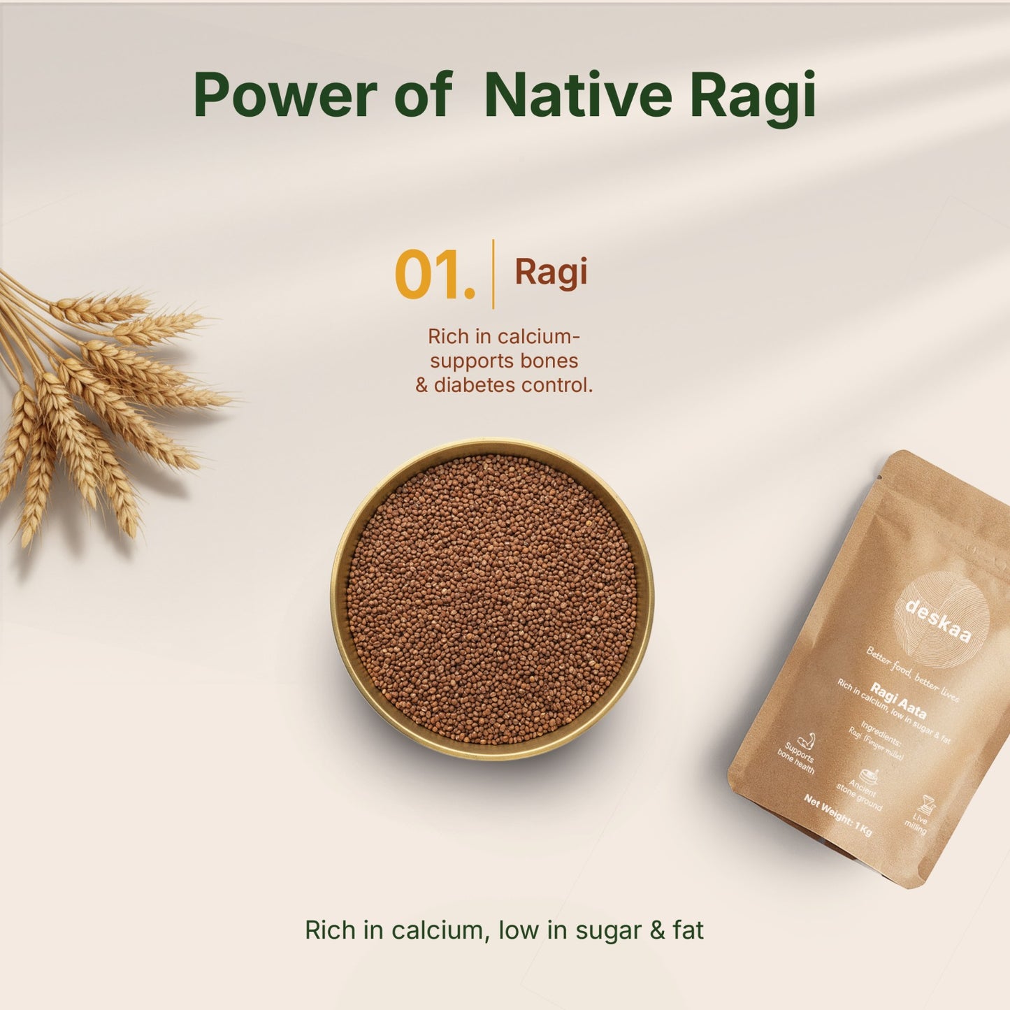 Ragi Aata (Finger Millet)
