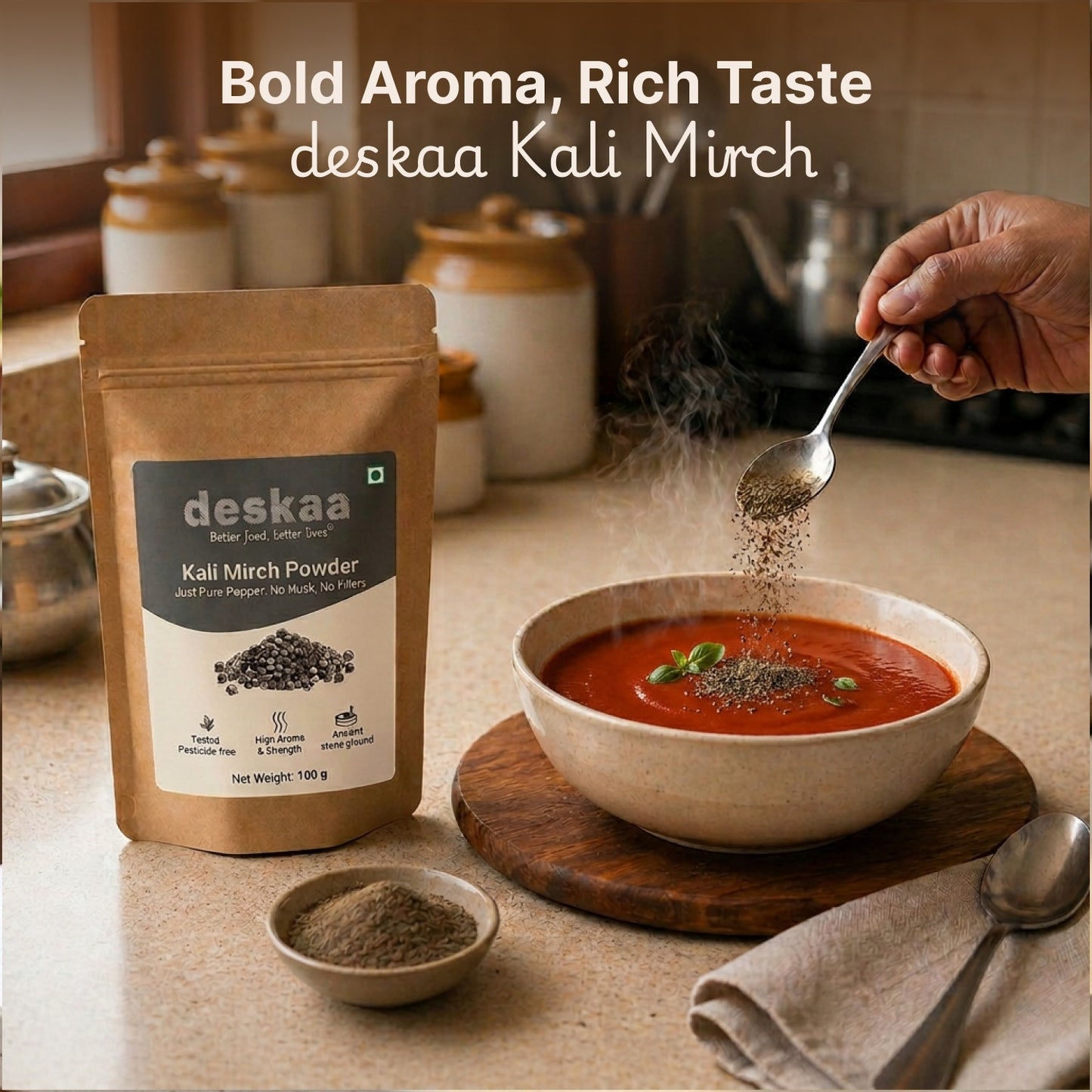 Kali Mirch (Black Pepper) Powder